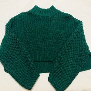 Cropped Knit Sweater